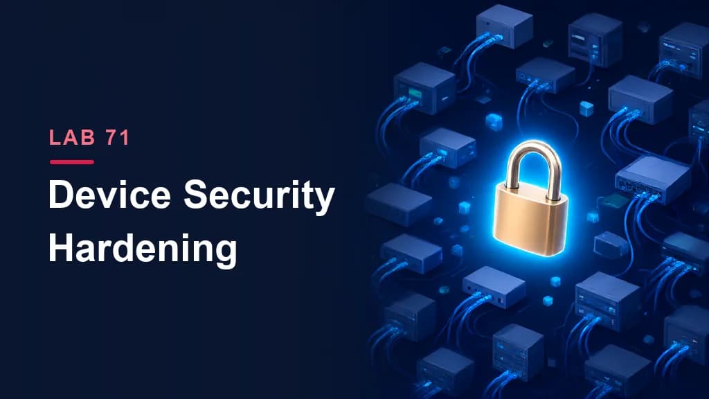 Lab 71: Device Security Hardening