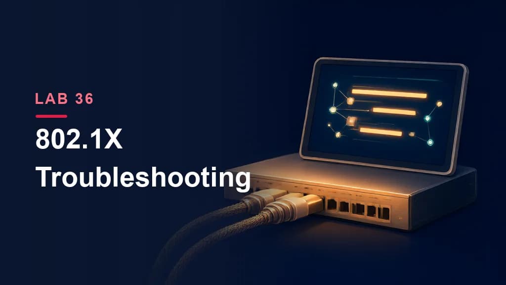 Lab 36: 802.1X Troubleshooting Deep Dive