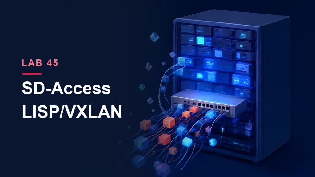 Lab 45: SD-Access Fabric — LISP/VXLAN